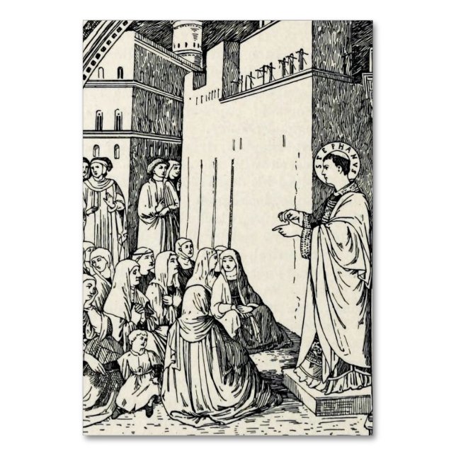 Numéro De Table Saint Étienne le Protomartyr Iconographie d'art fi (Par défaut)