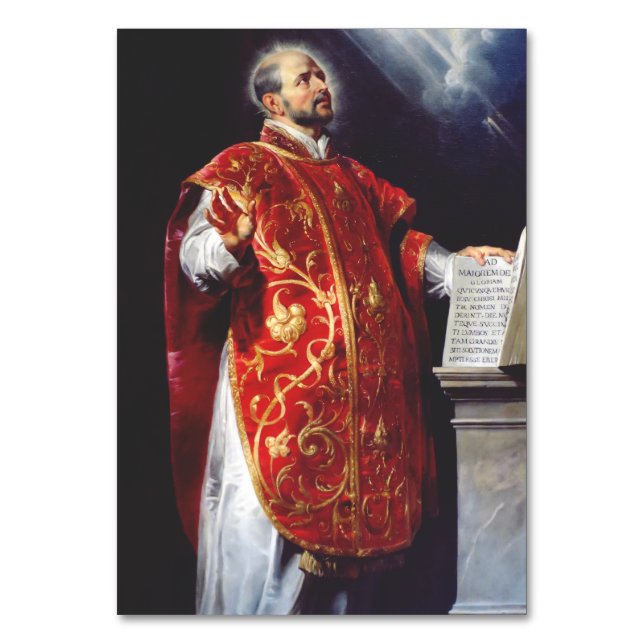Numéro De Table Saint Ignace de Loyola (Par défaut)