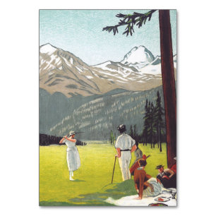 Numéro De Table Saint Moritz par Emil Cardinaux