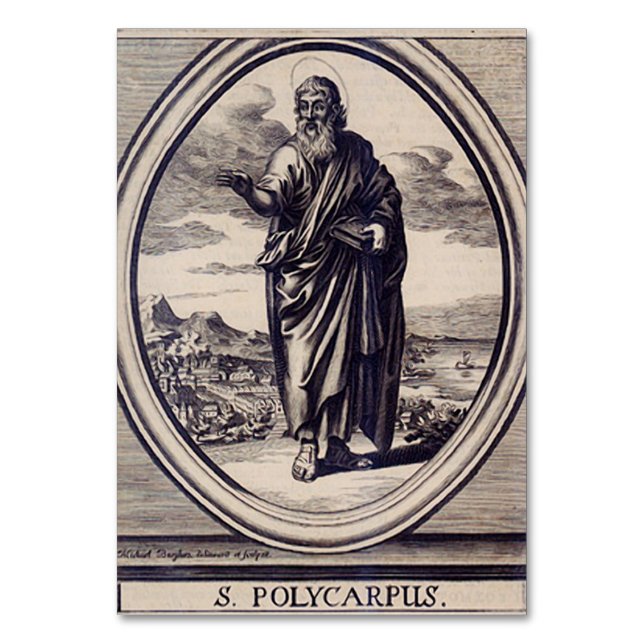 Numéro De Table Saint Polycarpe de Smyrne Martyr et Père de l'Égli (Par défaut)