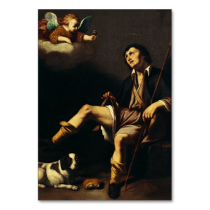 Numéro De Table Saint Roch et l'Ange par Guy François