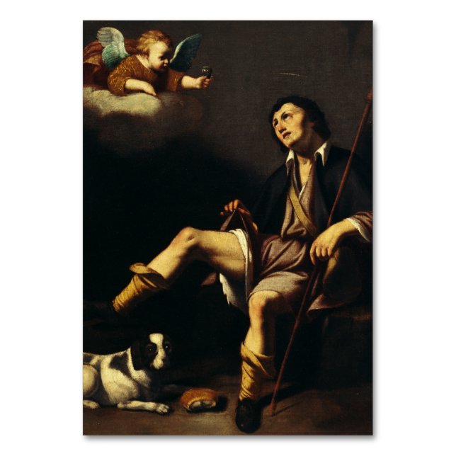 Numéro De Table Saint Roch et l'Ange par Guy François (Par défaut)