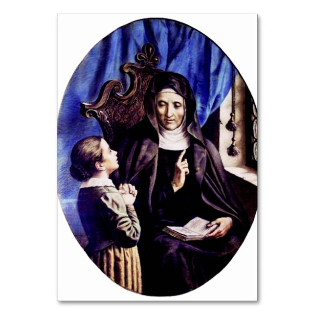 Numéro De Table Sainte Angèle Merici Patronne des Éducateurs et  (Par défaut)