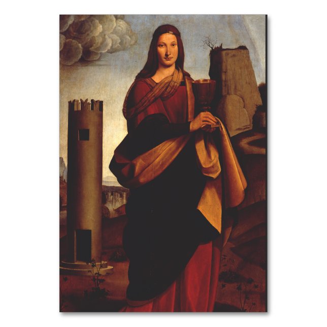 Numéro De Table Sainte-Barbe par Giovanni Antonio Boltraffio (Par défaut)