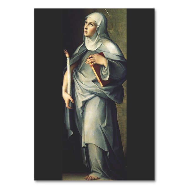 Numéro De Table Sainte Brigitte de Suède Mystique médiévale (Par défaut)