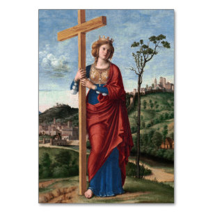 Numéro De Table Sainte Hélène avec la Vraie Croix Art sacré