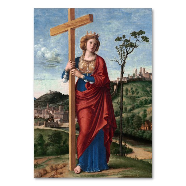 Numéro De Table Sainte Hélène avec la Vraie Croix Art sacré (Par défaut)