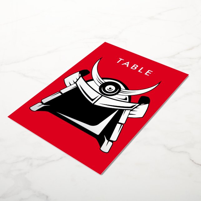 Numéro de table Samurai (Rotation)