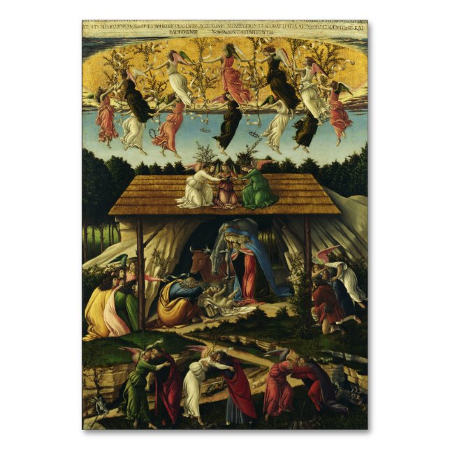 Numéro De Table Sandro Botticelli - La Nativité mystique – Beaux-a (Par défaut)