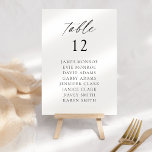Numéro De Table Script élégant et moderne<br><div class="desc">Ce magnifique numéro de table de signature saura émerveiller vos futurs invités !</div>