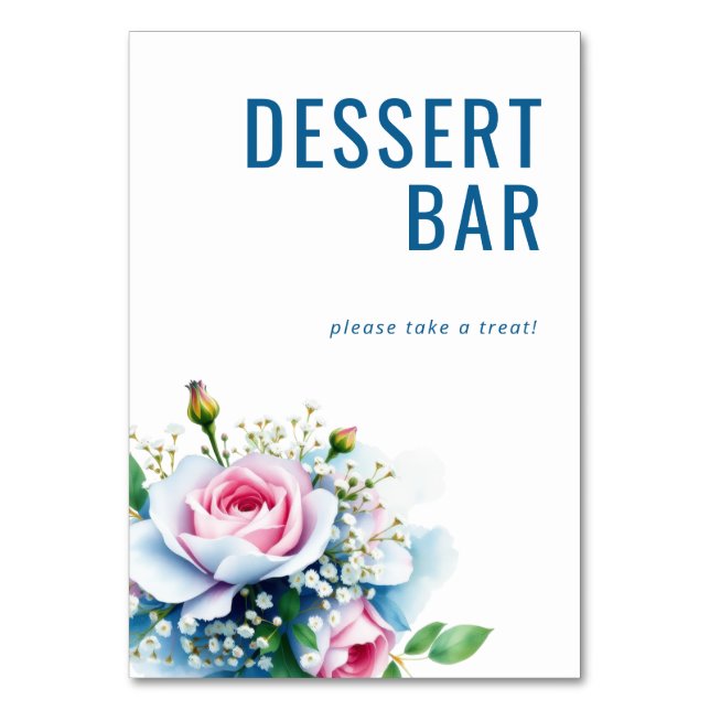 Numéro De Table Serene Pastel Floral Watercolor (Par défaut)