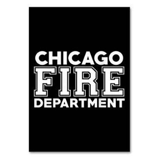 Numéro De Table Service des pompiers de Chicago Secourt