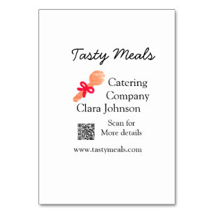 Numéro De Table Services de restauration ajouter nom QR code site