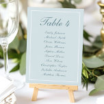 Numéro De Table Simple Elegant Bleu clair tableau de siège blanc<br><div class="desc">Apportez une touche douce d'élégance intemporelle à votre réception de mariage avec cette carte numérique bleu clair, merveilleusement simple, qui comprend une typographie de script moderne et un cadre de bordure blanc subtil. Le design épuré et minimaliste ajoute juste la bonne quantité de sophistication tout en gardant l'air aéré, léger...</div>