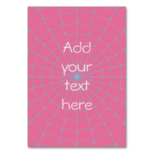 Numéro De Table Spider Web (Sky Blue)