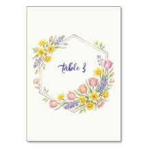 Numéro de table Spring Awakening