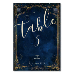 Numéro De Table Starry Night Romance Mariage