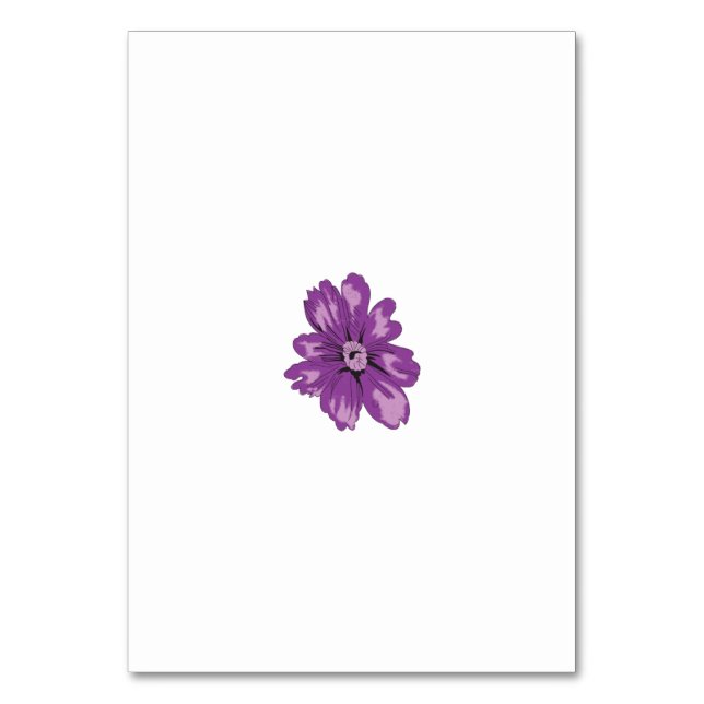 Numéro De Table Style Fille, Aubergine Légère, Cèdre Blanchi (Par défaut)