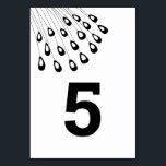 Numéro De Table Stylisé Peacock Mariage moderne Tableau Numéro Car<br><div class="desc">Moderne. Minimal. Cette collection utilise des plumes de paon stylisées pour créer un look élégant pour votre journée spéciale. Customisez avec les numéros dont vous avez besoin et ajoutez au panier une carte à la fois.</div>