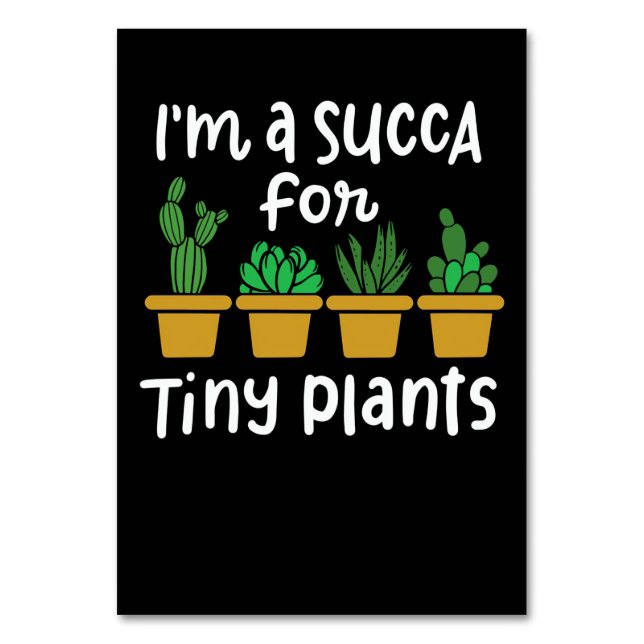 Numéro De Table Succulents Petits Plantes (Par défaut)