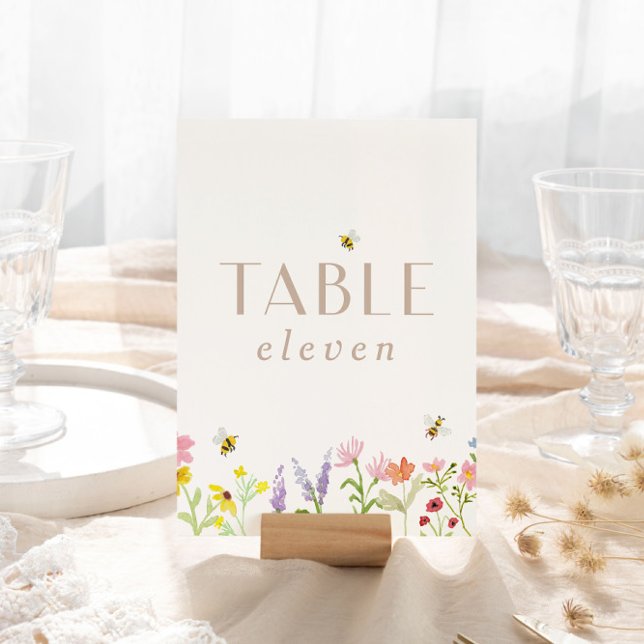 Numéro De Table Sucré Comme Peut Être Moderne Minimal (Important Note: Each table number must be customized and ordered individually!)