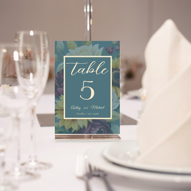Numéro De Table Sunflower Country Elegance Mariage (Créateur téléchargé)