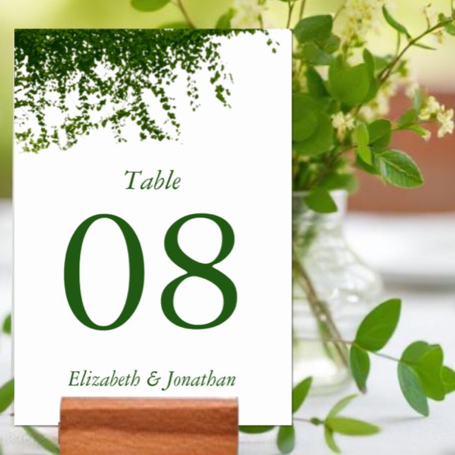 Numéro De Table Suspendre le Mariage de verdure ivoirien (Créateur téléchargé)