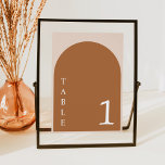 Numéro De Table SYMBOLE MIA ARCHIVÉ FABRIQUÉ orange moderne Faveur<br><div class="desc">・ La collection MIA est composée d'orange brulé bohème, de beige crémeux et de marron terreux combinés à une disposition serif minimaliste moderne. C'est parfait pour un boho desert ou un événement d'automne. Vous y trouverez des invitations et des panneaux de coordination et de papeterie pour mariages, baby showers, douches...</div>