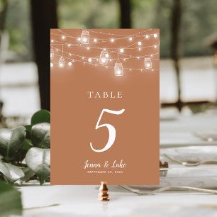 Numéro De Table Tableau Mariage à double face Nu