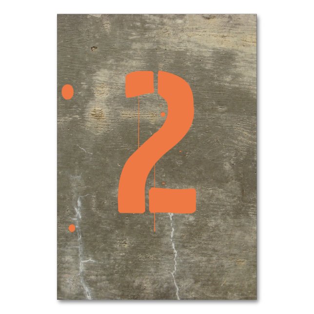 Numéro De Table Tableaux de graffitis sur les numéros de tables en (Par défaut)
