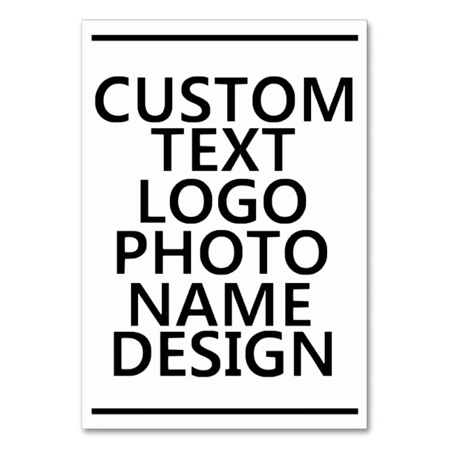 Numéro De Table Téléchargement du Modèle tendance Ajouter logo pho (Par défaut)