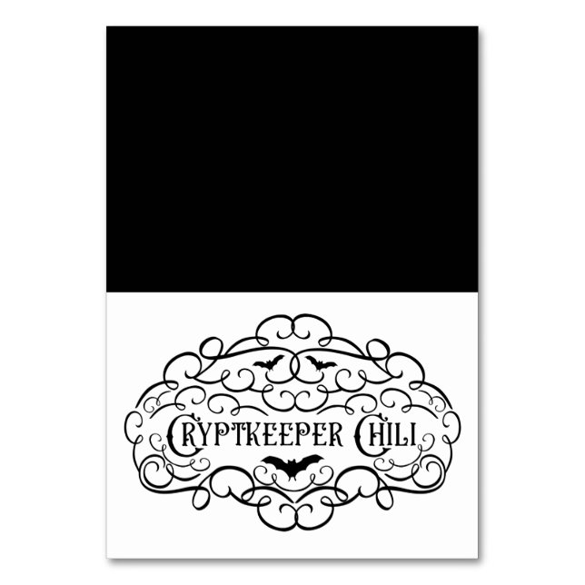 Numéro De Table Tente de nourriture de chili du gardien de la cryp (Par défaut)