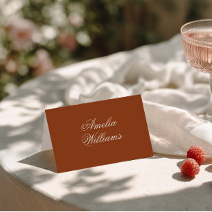 Numéro De Table Terre cuite Orange Brûlé Crème Bohème Chic Mariage