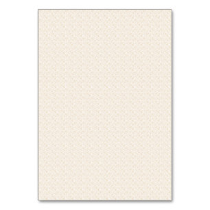 Numéro De Table Tissu blanc cassé avec un motif subtil et répétiti