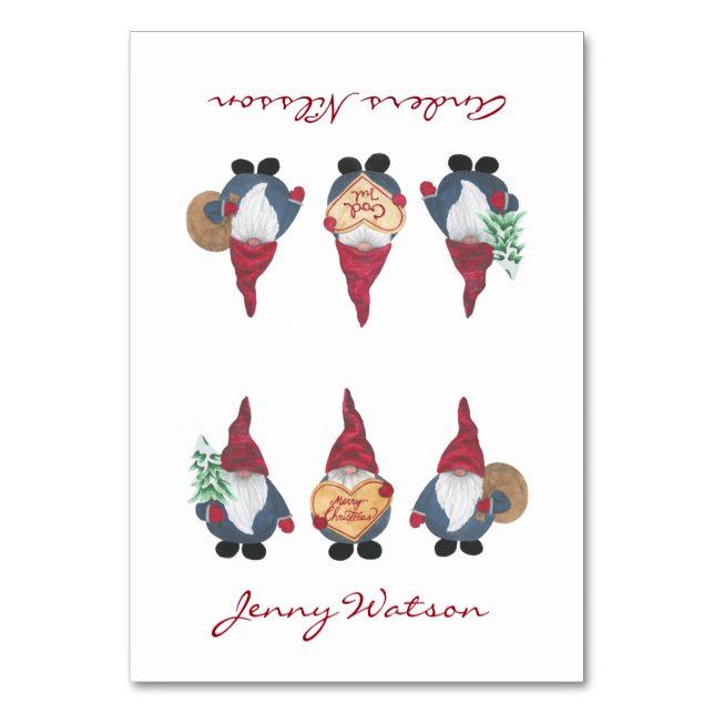 Numéro De Table Tomten Folten Table Card (Par défaut)