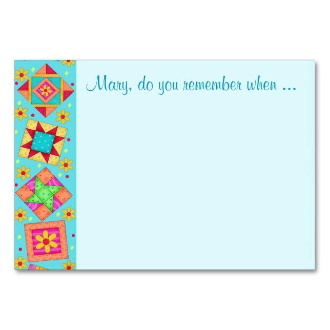 Numéro De Table Turquoise Aqua Blue RSVP personnalisé (Devant)