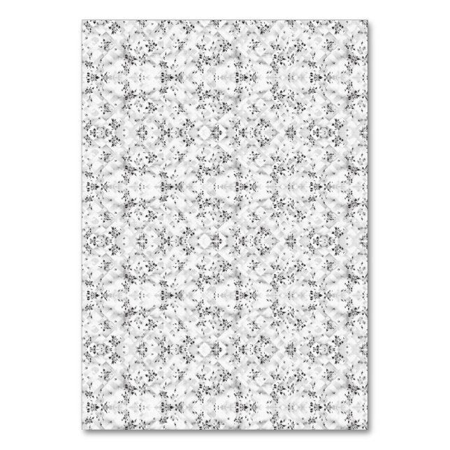 Numéro De Table Un mur visuellement frappant à motif blanc et noir (Par défaut)