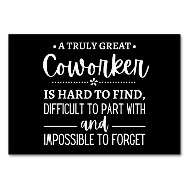 Numéro De Table Un vrai grand collègue (Devant)