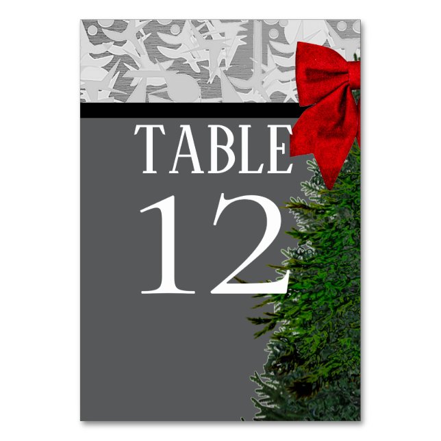 NUMÉRO DE TABLE VACANCE (Dos)