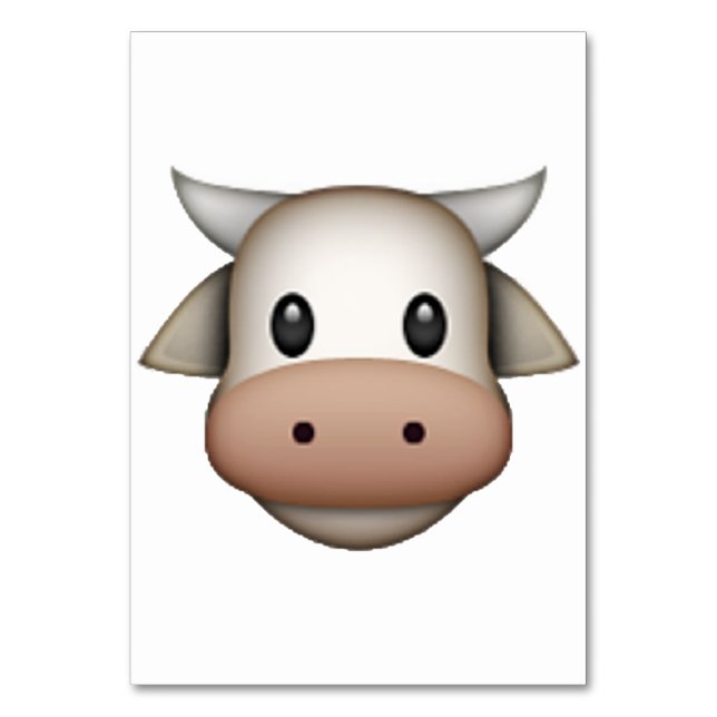 Numéro De Table Vache - Emoji (Par défaut)