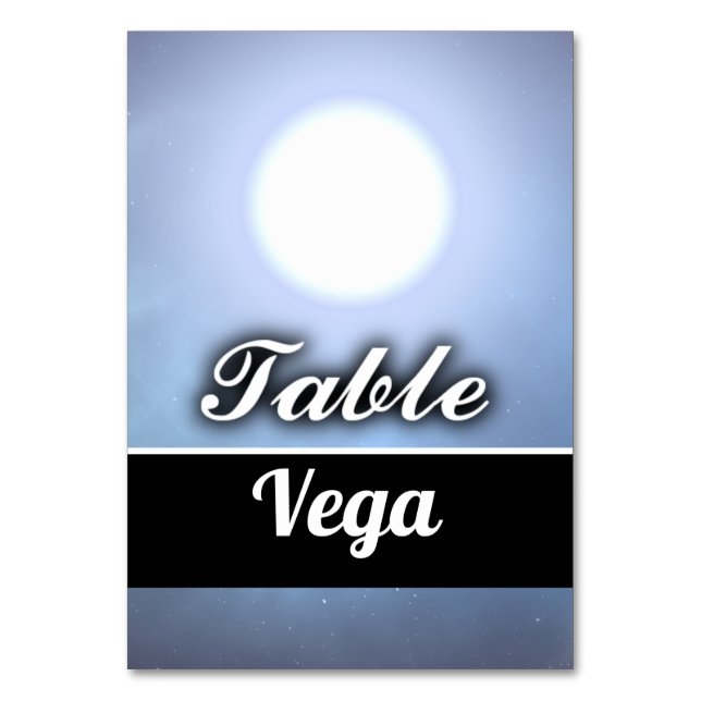 Numéro De Table Vega (Par défaut)