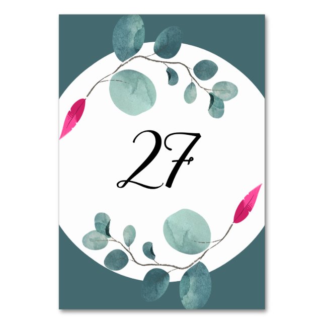 Numéro De Table Végétation Forêt sauvage Vibe (Par défaut)