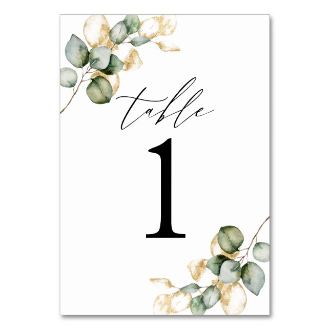 numéro de table verte (Par défaut)