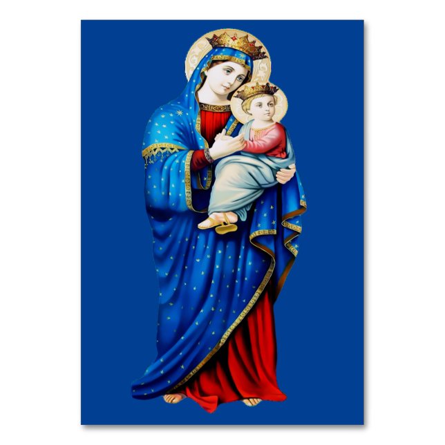 Numéro De Table Vierge Marie avec l'enfant Jésus (Par défaut)