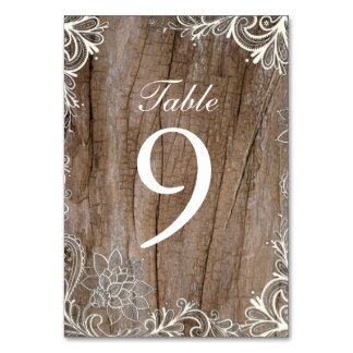 Numéro De Table vintages tourbillons grange mariage campagnard den