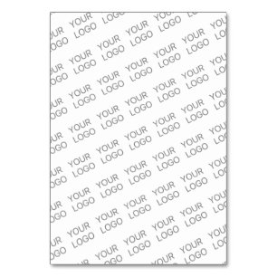 Numéro De Table Votre image/logo éclairé automatiquement + Motif