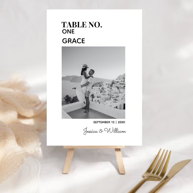 Numéro De Table Voyage mariage Destination Photo & Personnalités (Créateur téléchargé)