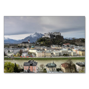 Numéro De Table Vue sur Salzbourg Autriche