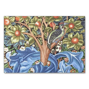 Numéro De Table William Morris Pic Tapestry Floral Vintage