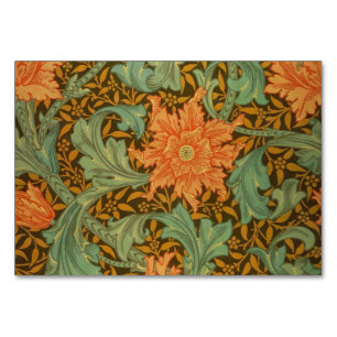 Numéro De Table William Morris Single Stem Pattern